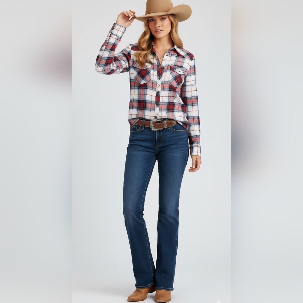 🍓Beautiful Abercrombie & Fitch Plaid Flannel Cotton Shirt like new confirmation